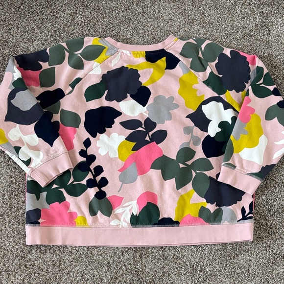 Boden Women’s Hannah Floral Printed Sweatshirt Cotton Size XL - Picture 7 of 10